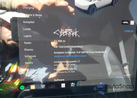2024 Tesla Cybertruck All-Wheel Drive z USA, uszkodzony, nr VIN 7G2CEHED5RA048417